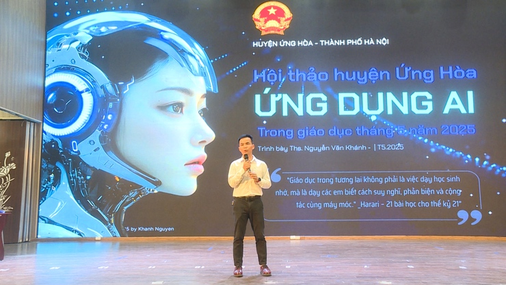 Th.s Nguyễn Văn Khánh, Chuyên gia AI, Trưởng phòng Công ty Cổ phần Viettel Digital chia sẻ Ứng dụng AI