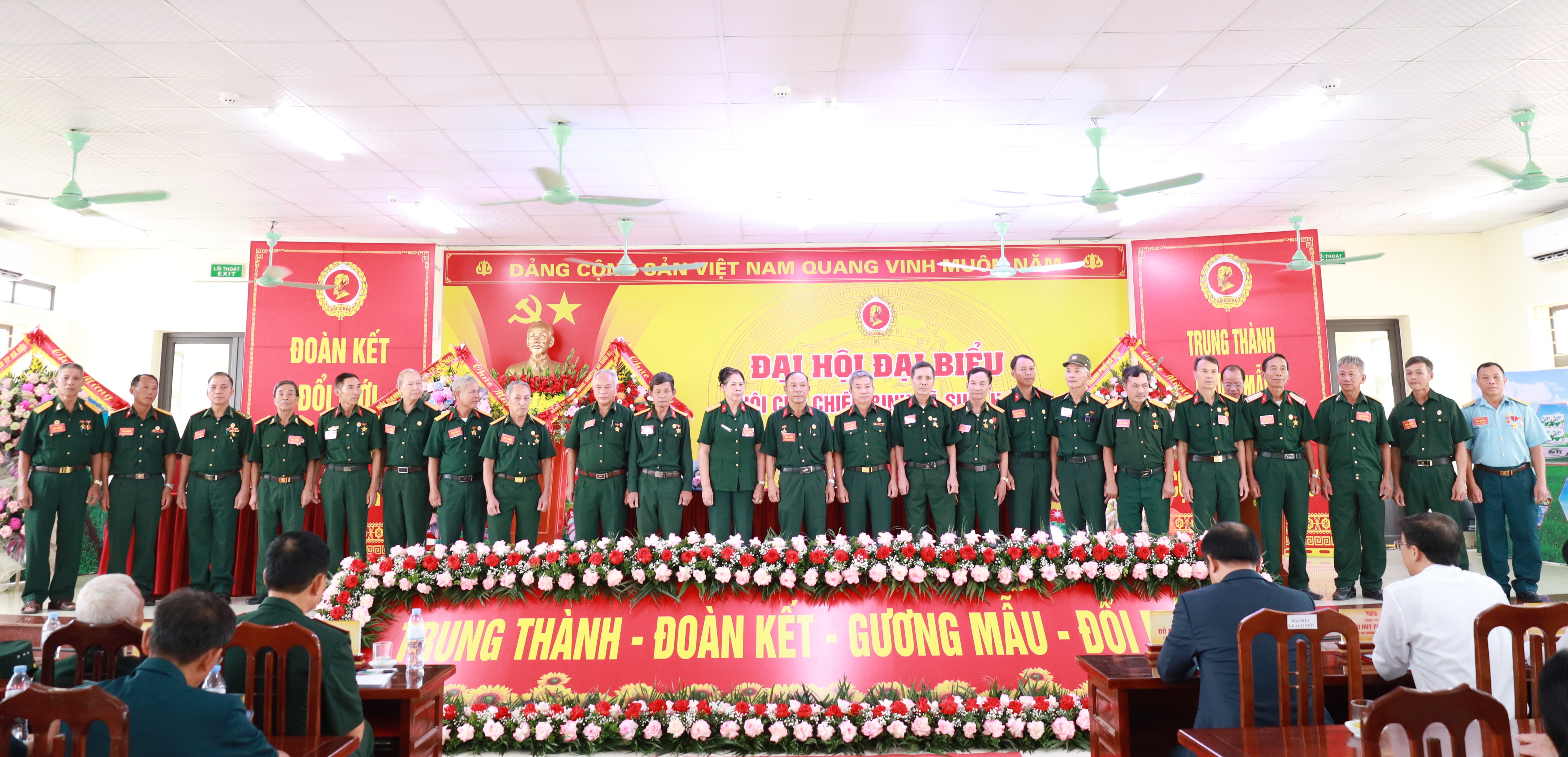 Ban chấp hành Hội CCB khóa mới ra mắt Đại hội