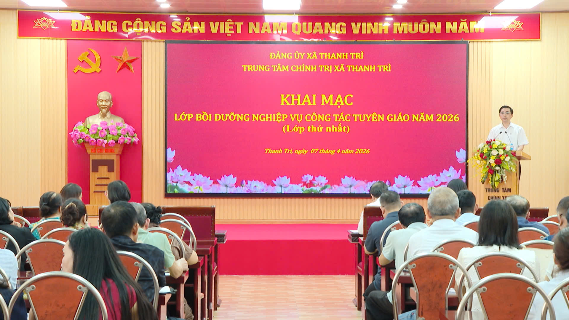 Quang cảnh lớp Bồi dưỡng