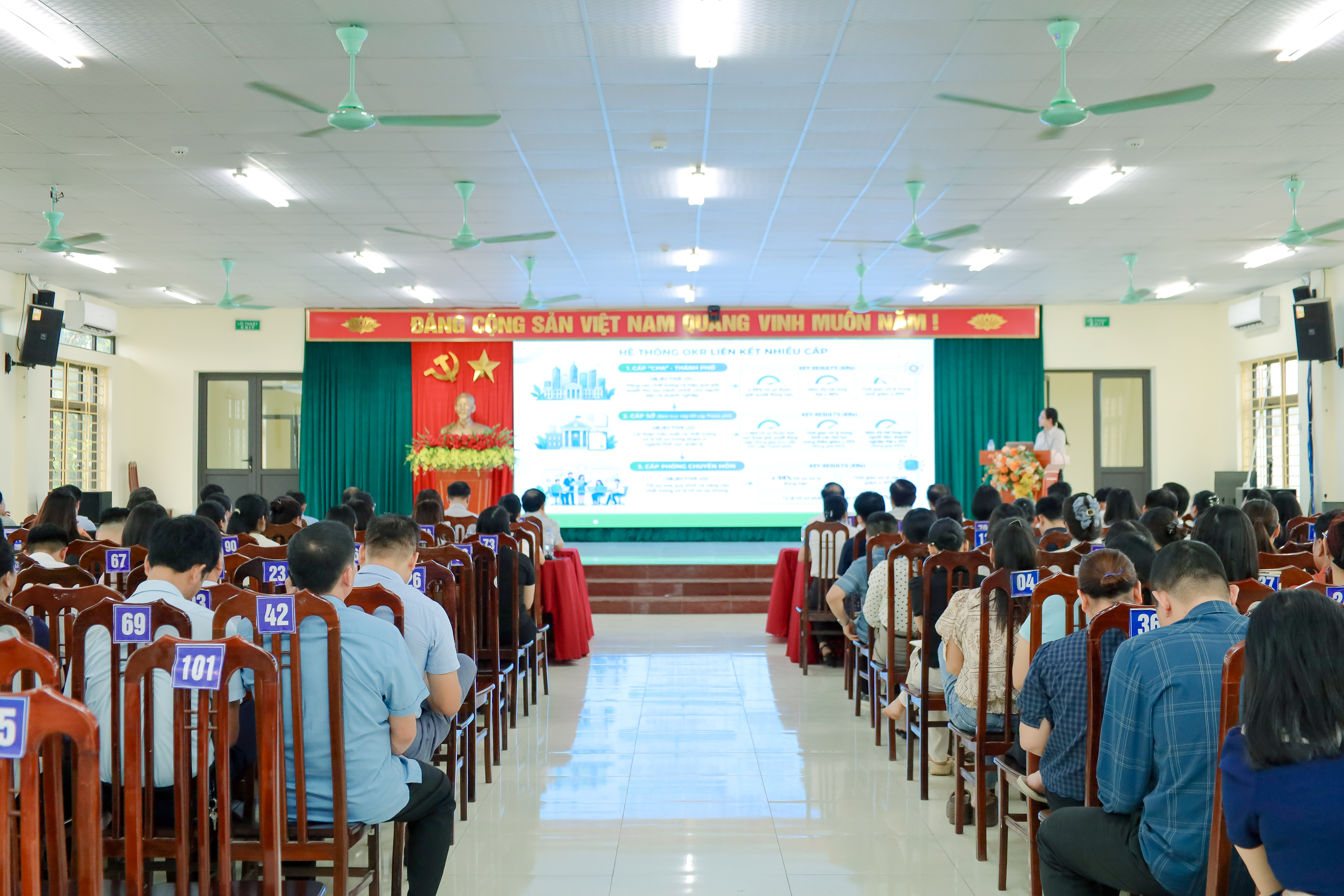100% cán bộ, công chức, viên chức được tham gia tạp huấn