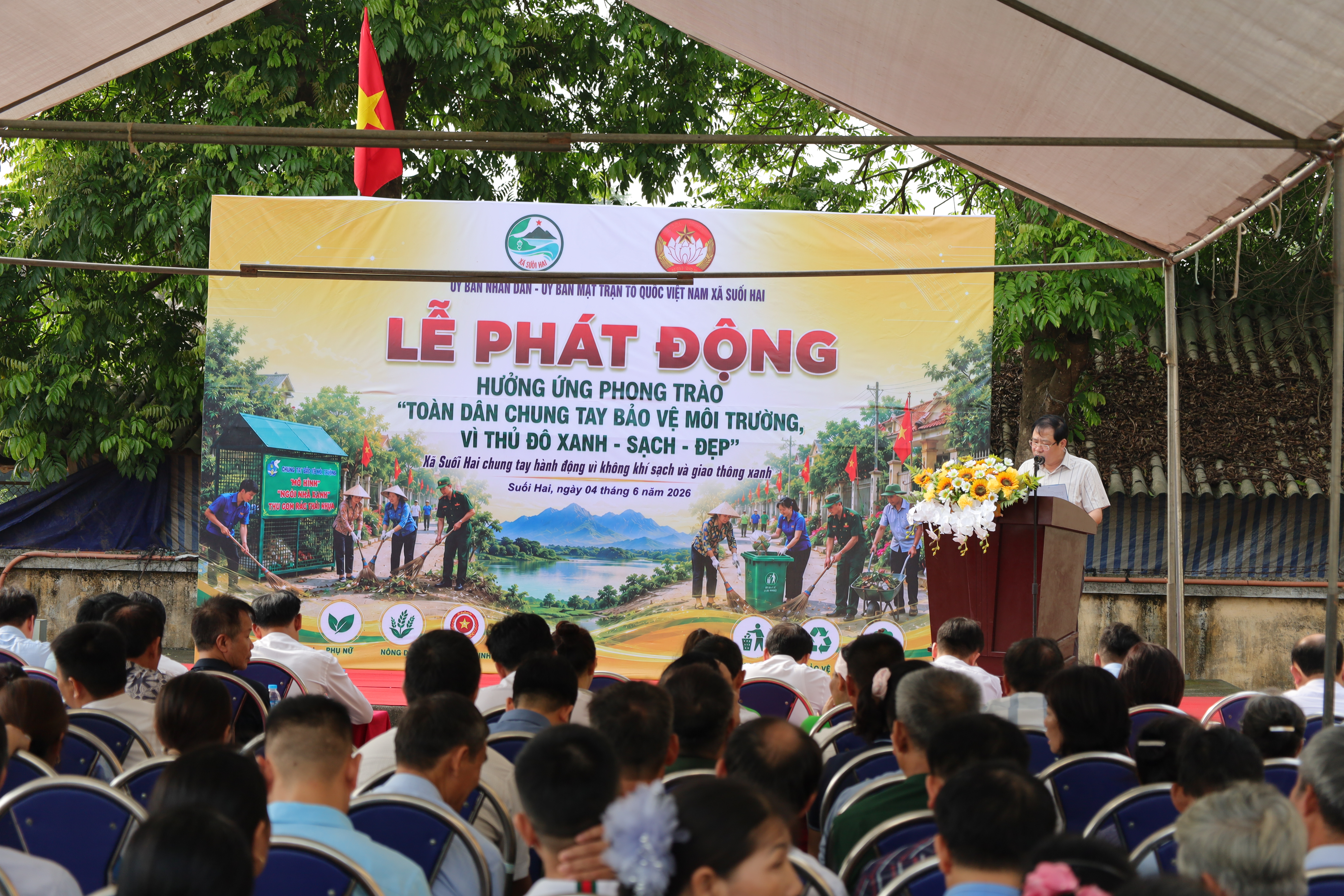 Quang cảnh buổi lễ phát động