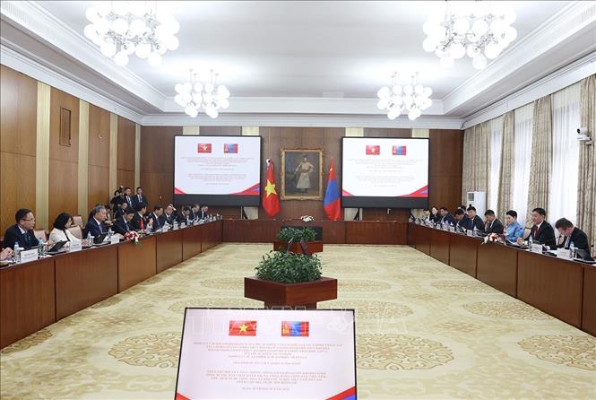 Tổng Bí thư, Chủ tịch nước Tô Lâm hội đàm với Tổng thống Mông Cổ