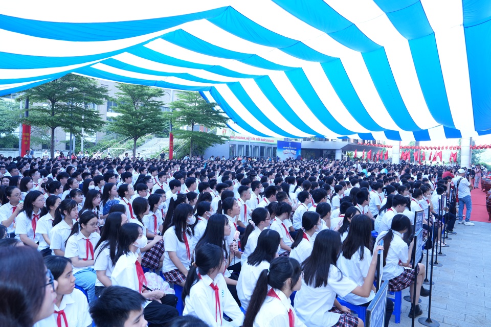 Quận Cầu Giấy: Khánh thành cụm công trình giáo dục hiện đại, chào mừng 70 năm Ngày Giải phóng Thủ đô