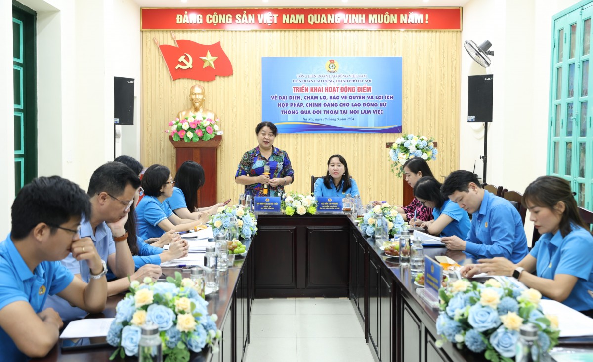 Sẵn sàng tổ chức đối thoại bảo vệ quyền lợi cho lao động nữ