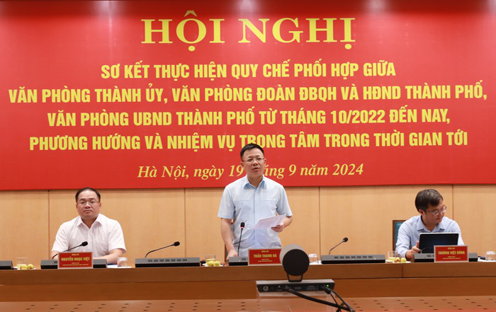 Phối hợp hiệu quả giữa Văn phòng 3 cơ quan thành phố: Nâng cao hiệu suất, đảm bảo hoàn thành nhiệm vụ chính trị