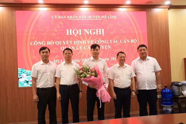 Huyện Mê Linh có tân Phó trưởng Phòng Tài nguyên và Môi trường huyện