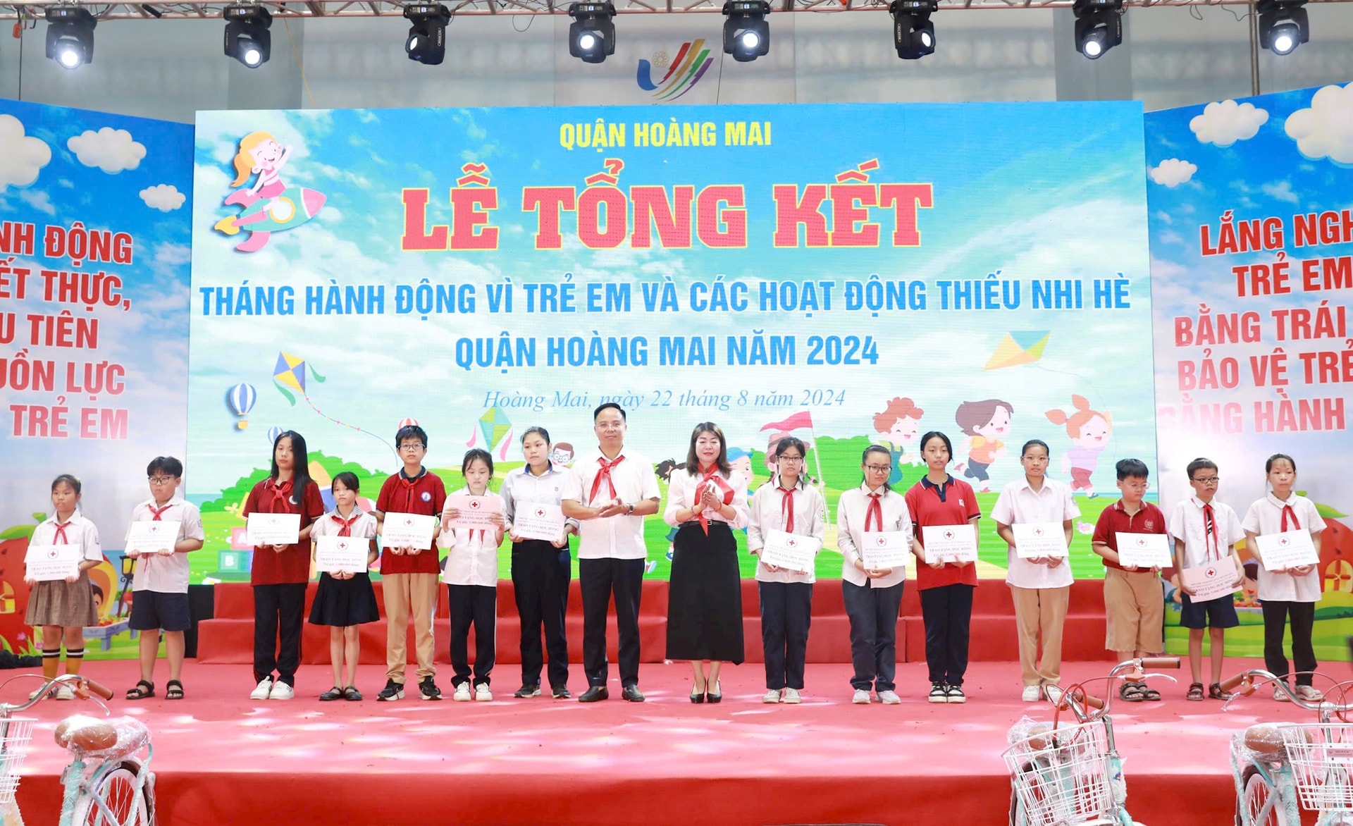 Quận Hoàng Mai sôi nổi Tháng hành động vì trẻ em 2024, hỗ trợ thiếu nhi vượt khó