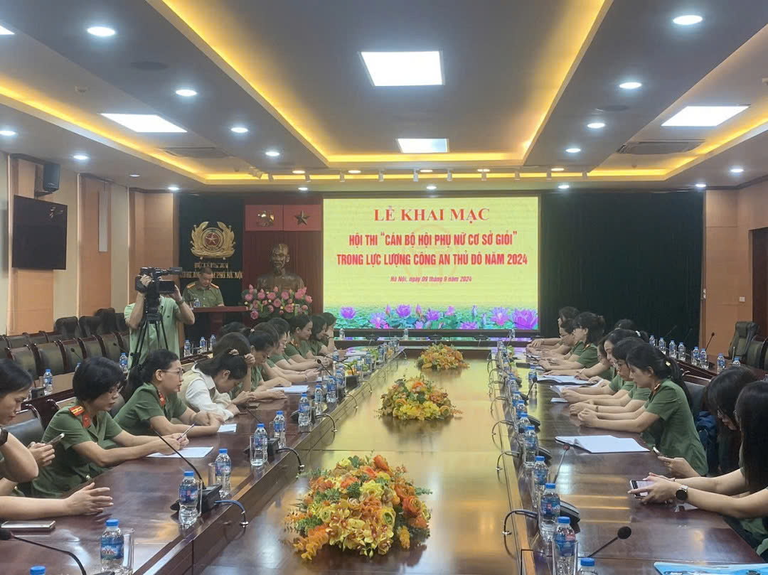 Hội thi "Cán bộ Hội Phụ nữ cơ sở giỏi" Công an Thủ đô năm 2024: Nâng cao nghiệp vụ và phát huy bản lĩnh phụ nữ