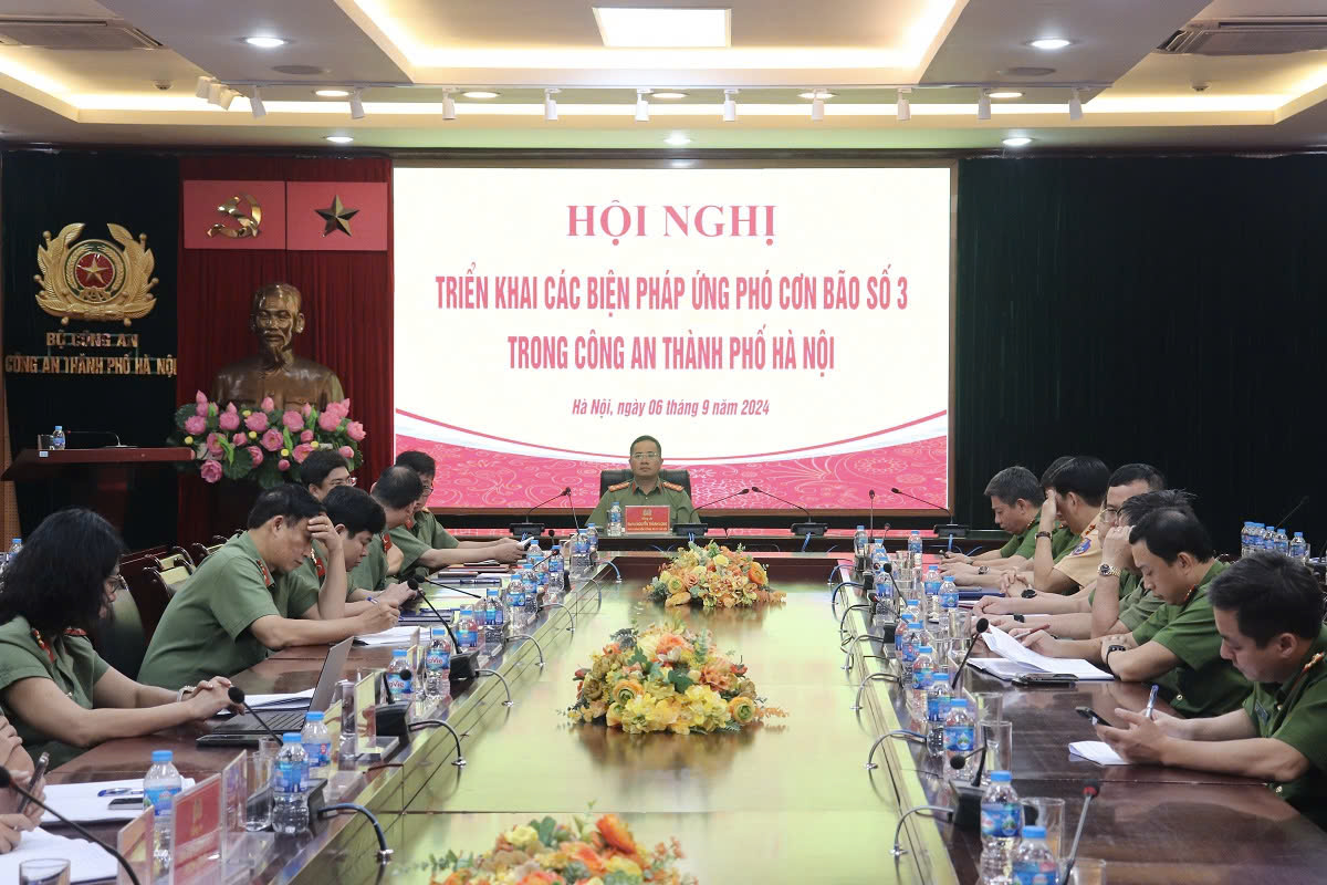 Bộ Công an chỉ đạo khẩn trương ứng phó với siêu bão Yagi, đảm bảo an toàn tuyệt đối cho người dân