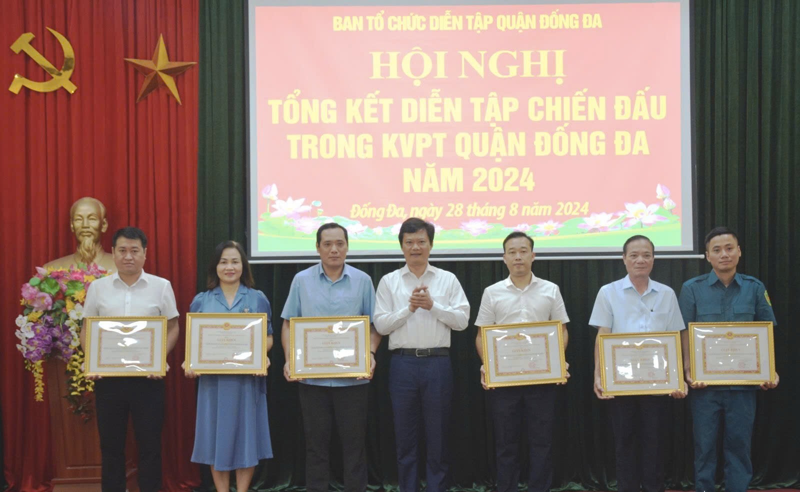 Quận Đống Đa hoàn thành xuất sắc diễn tập chiến đấu phòng thủ năm 2024