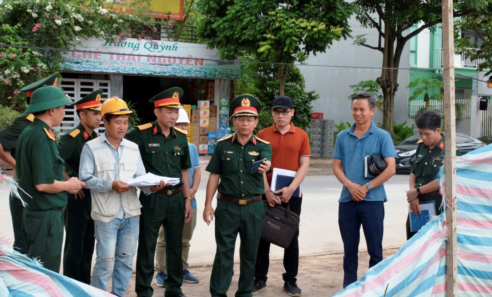 Bộ Tư lệnh Thủ đô giám sát tiến độ xây dựng các công trình trọng điểm phục vụ quân đội tại huyện Gia Lâm