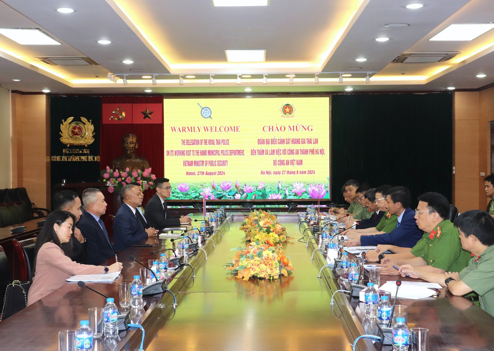 Công an Hà Nội và Cảnh sát Hoàng gia Thái Lan tăng cường hợp tác chống tội phạm ma túy