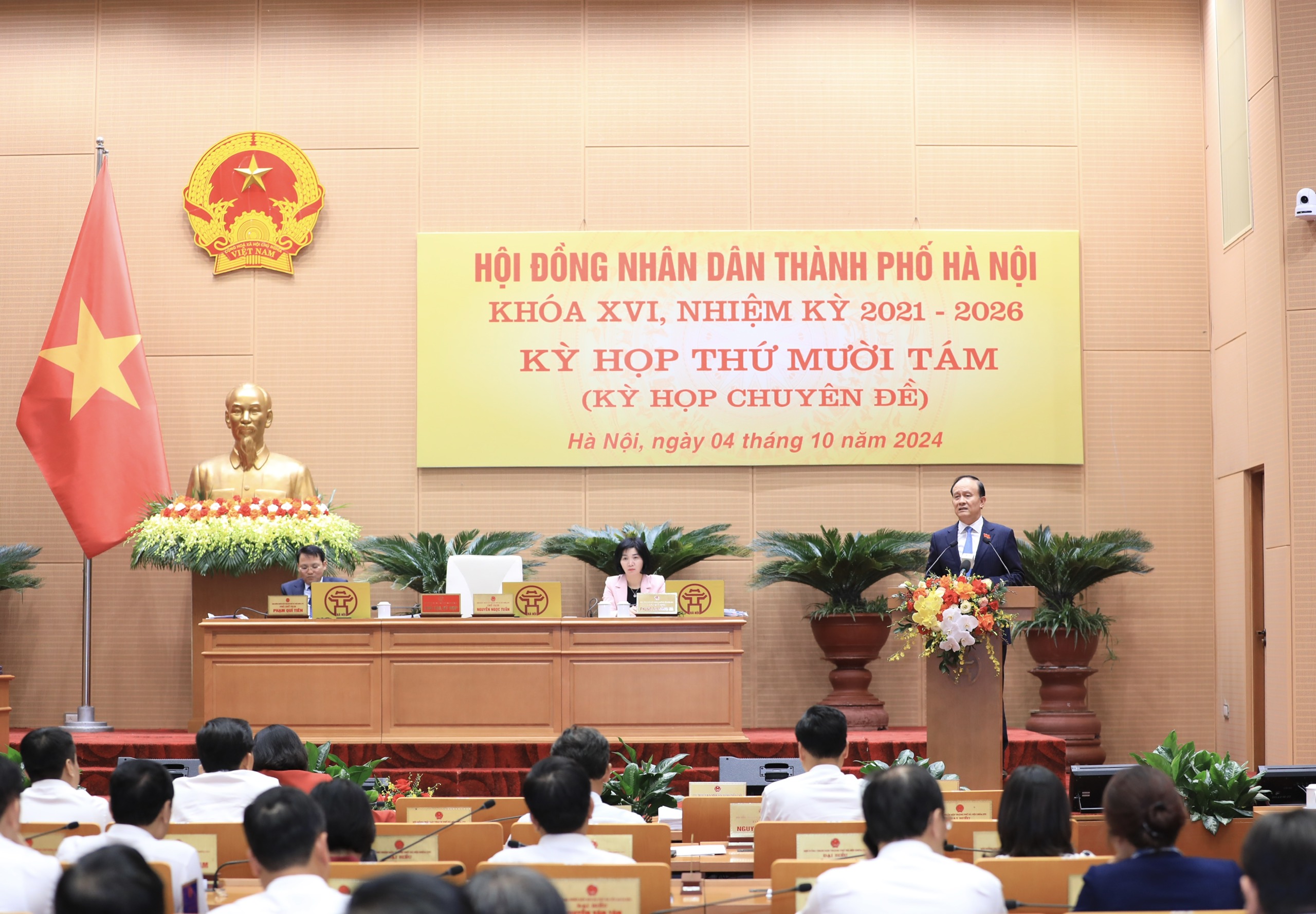 Kỳ họp thứ 18 HĐND thành phố Hà Nội: Xem xem, thông qua 19 nghị quyết quan trọng