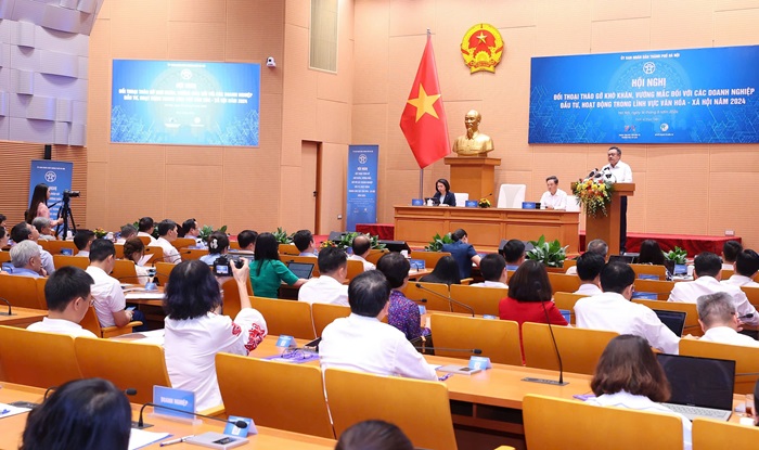 Thành phố Hà Nội đối thoại với doanh nghiệp: Tăng cường hỗ trợ và tháo gỡ khó khăn cho các dự án