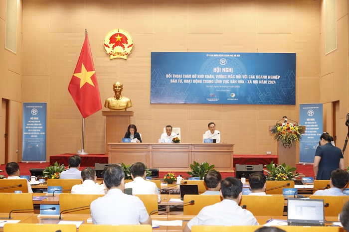 Thành phố Hà Nội đối thoại cùng doanh nghiệp: Tháo gỡ khó khăn, thúc đẩy phát triển lĩnh vực văn hóa - xã hội