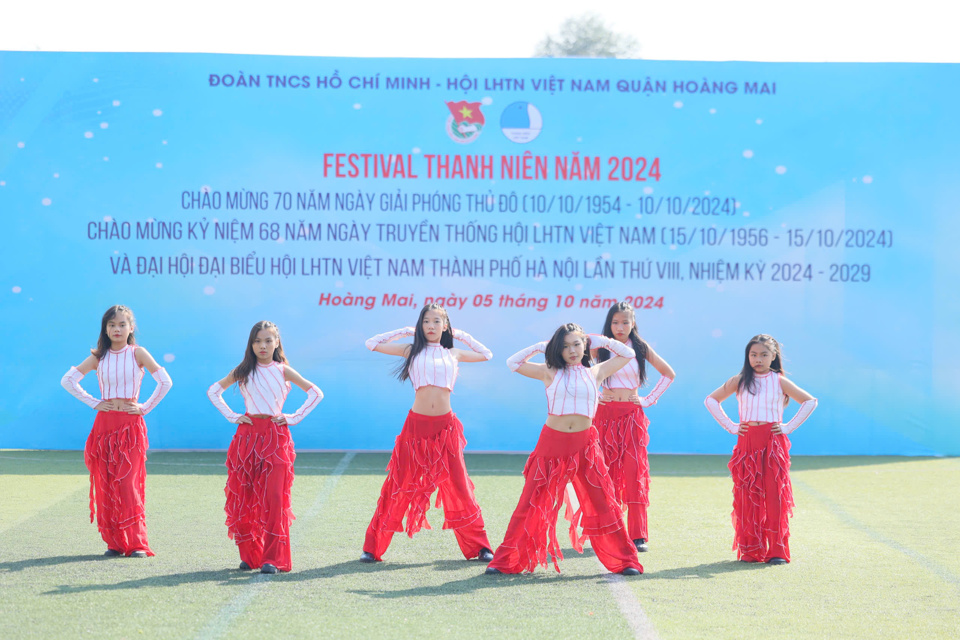 Festival Thanh niên quận Hoàng Mai 2024: Ngày hội của sự gắn kết và sáng tạo