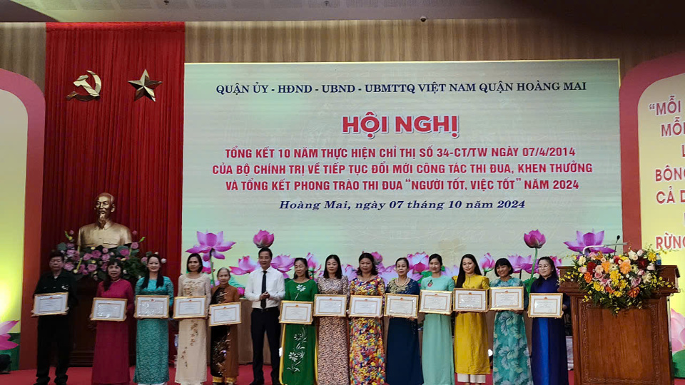 Quận Hoàng Mai: 10 năm lan toả phong trào "Người tốt, việc tốt", động lực phát triển toàn diện