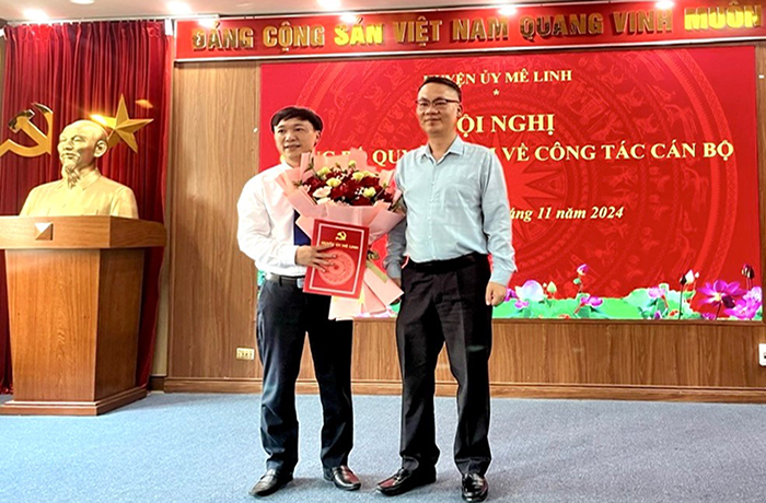 Đồng chí Bùi Thế Hải được bổ nhiệm làm Phó Trưởng Ban Dân vận Huyện ủy