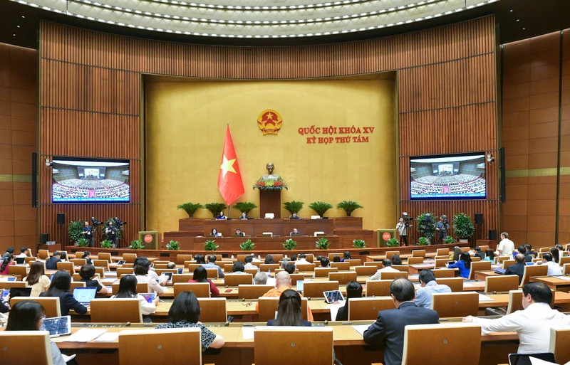Thông cáo báo chí số 25, kỳ họp thứ 8, Quốc hội khóa XV