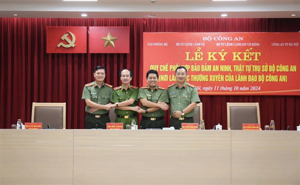 Thắt chặt phối hợp bảo đảm an ninh, trật tự tại trụ sở Bộ Công an