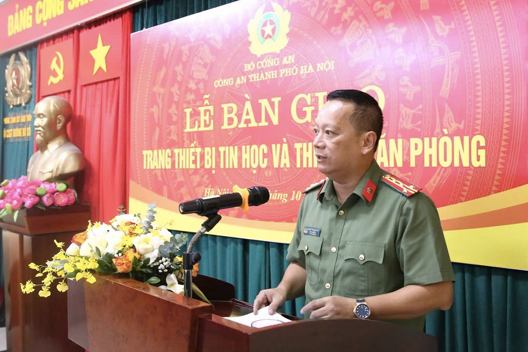 Công an thành phố đẩy mạnh hiện đại hoá hậu cầu