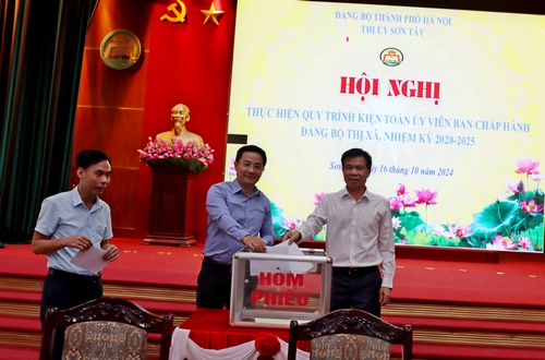 Kiện toàn Ủy viên Ban Chấp hành Đảng bộ thị xã Sơn Tây khóa XXI, nhiệm kỳ 2020-2025