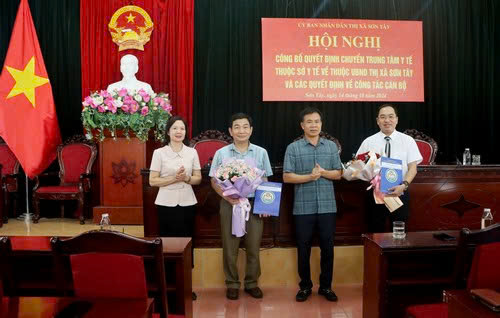 Trung tâm Y tế Sơn Tây chuyển về UBND thị xã: Bước tiến mới trong công tác y tế