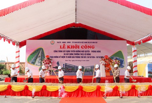 Thị xã Sơn Tây đẩy nhanh tiến độ hai dự án trọng điểm, kỳ vọng tạo bước đột phá về hạ tầng và giáo dục