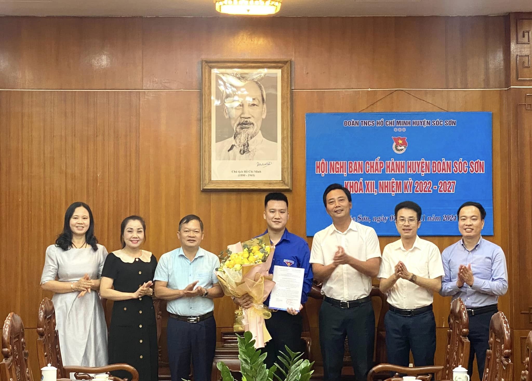 Huyện Đoàn Sóc Sơn có tân Phó Bí thư, nhiệm kỳ 2022-2027