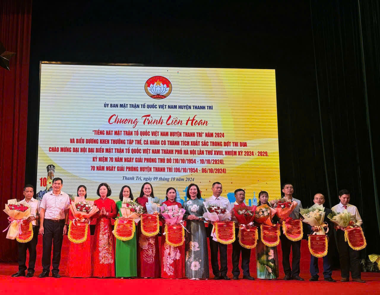 Sôi nổi liên hoan "Tiếng hát Mặt trận Tổ quốc Việt Nam huyện Thanh Trì" năm 2024