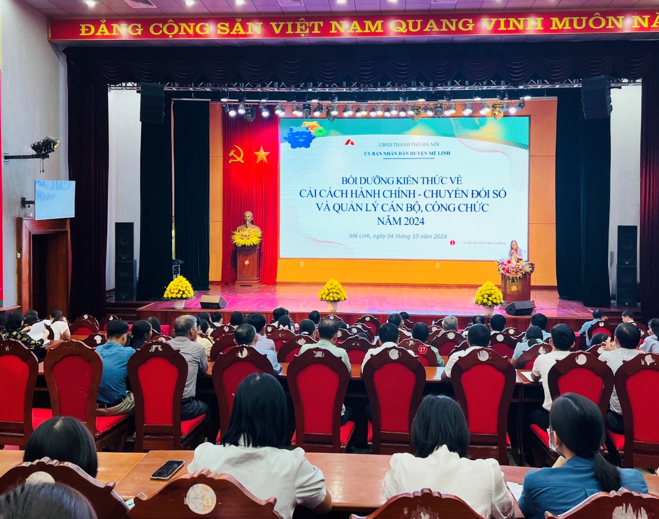 Huyện Mê Linh: Nâng cao năng lực cải cách hành chính và chuyển đổi số