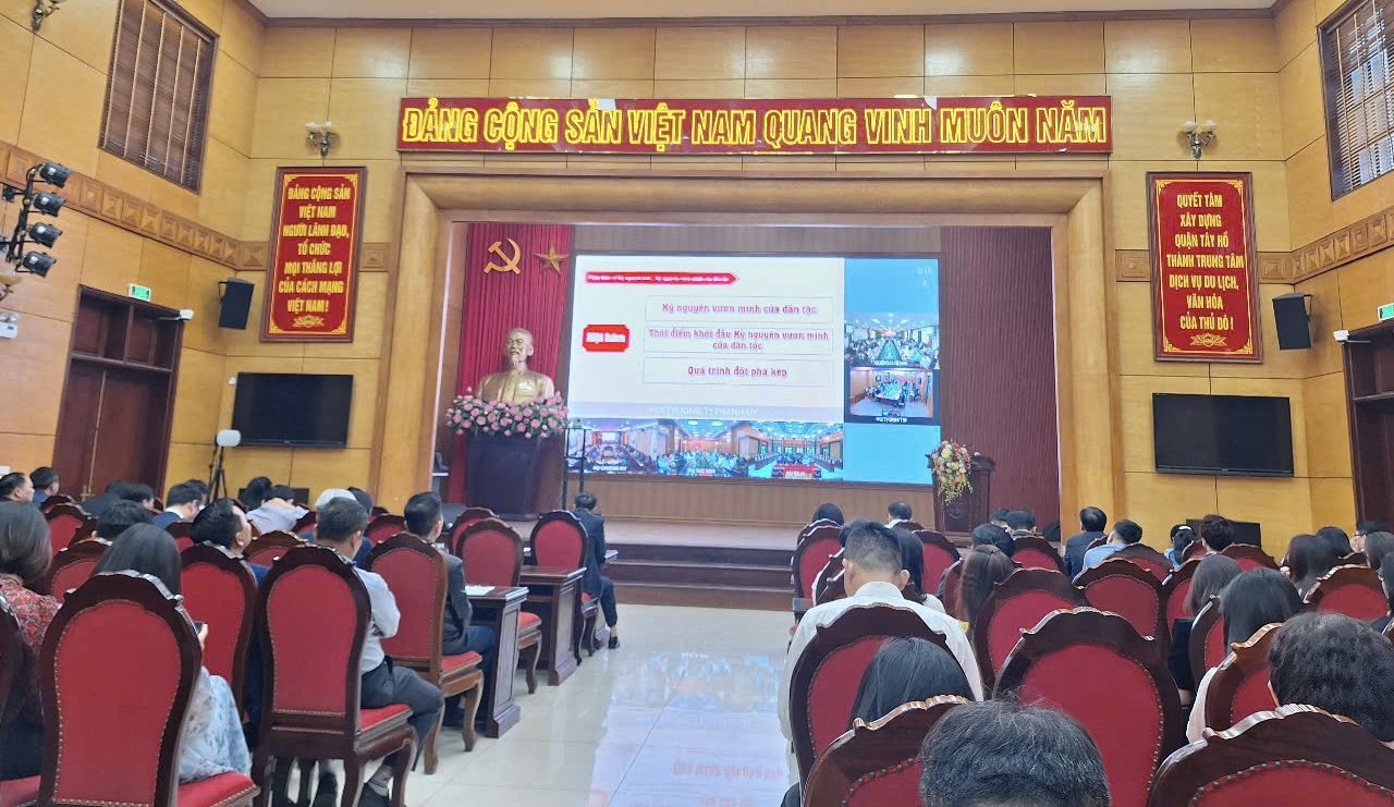 Quận Tây Hồ: Lan toả tư tưởng chỉ đạo, định hướng lớn trong kỷ nguyên vươn mình của dân tộc