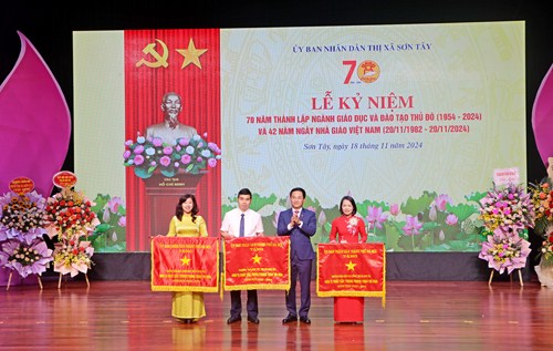 Ngành Giáo dục và Đào tạo thị xã Sơn Tây: Lan tỏa giá trị, kiến tạo tương lai qua đổi mới và sáng tạo