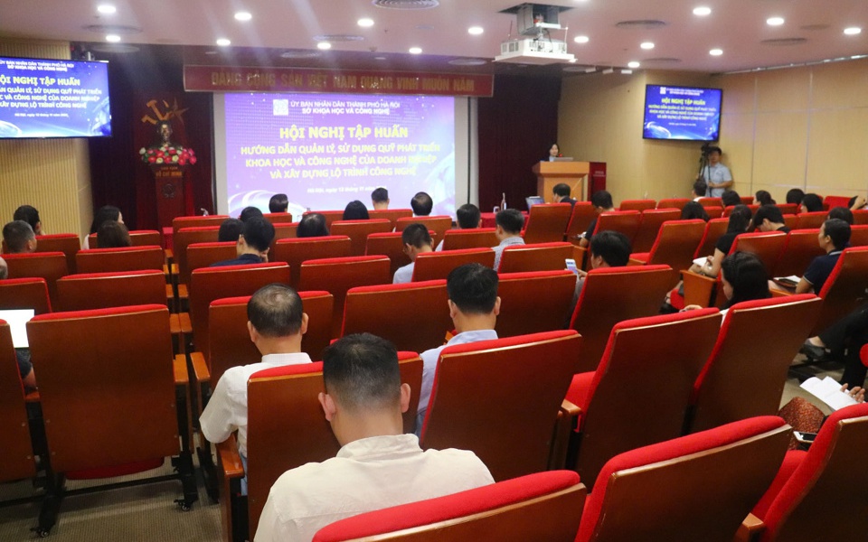 Hội nghị tập huấn quản lý quỹ và xây dựng lộ trình công nghệ: Đòn bẩy cho đổi mới sáng tạo doanh nghiệp