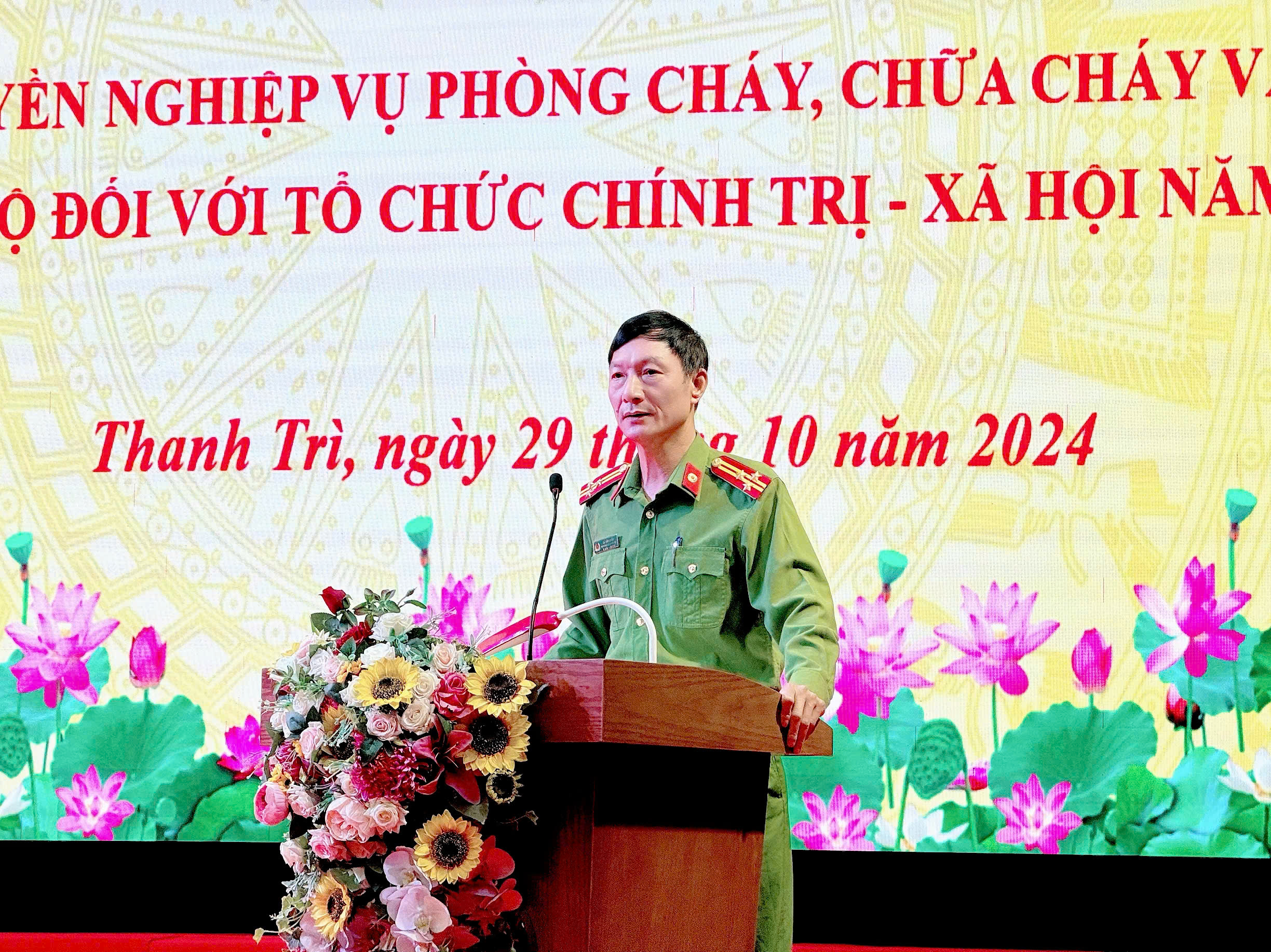 Huyện Thanh Trì nâng cao hiệu quả công tác phòng cháy chữa cháy: Thực tập, tuyên truyền và hành động vì an toàn cộng đồng