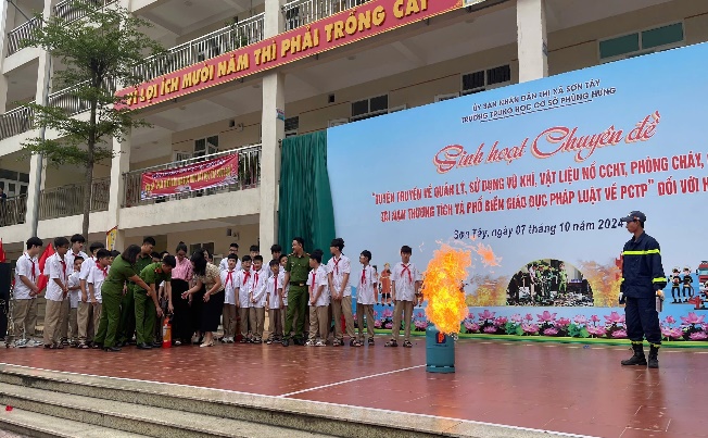 Đưa kiến thức phòng cháy chữa cháy và cứu nạn cứu hộ vào giảng dạy
