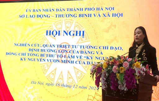 Đảng uỷ cơ quan Sở Lao động - Thương binh và Xã hội thành phố: Lan tỏa tư tưởng “Kỷ nguyên mới - Kỷ nguyên vươn mình của dân tộc” trong toàn Đảng bộ