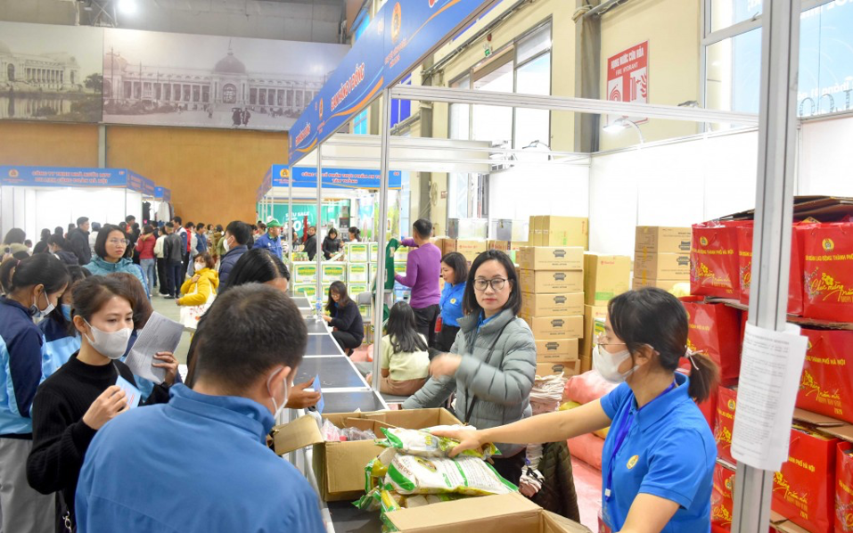 Công đoàn Hà Nội lan toả tinh thần "Tất cả đoàn viên, người lao động đều có Tết"