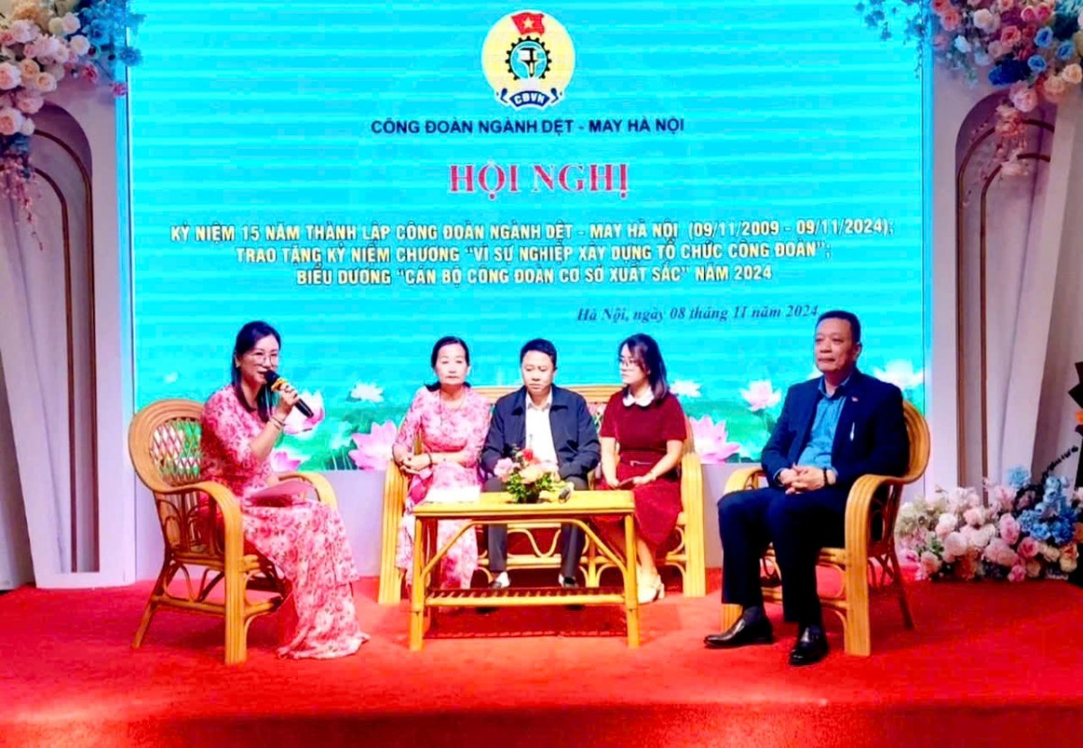Công đoàn ngành Dệt May Hà Nội: 15 năm vững bước và lan toả giá trị đoàn kết