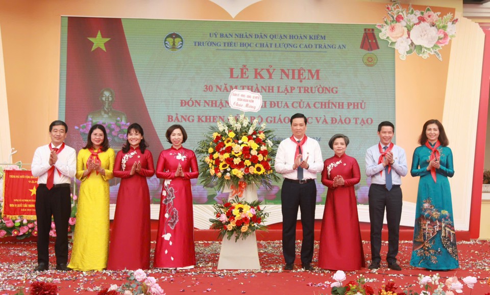 Trường Tiểu học Tràng An (quận Hoàn Kiếm): Hành trình 30 năm khẳng định chất lượng giáo dục vượt trội