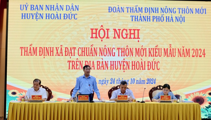Huyện Hoài Đức tăng tốc xây dựng nông thôn mới kiểu mẫu: Đông lực cho phát triển đô thị hoá