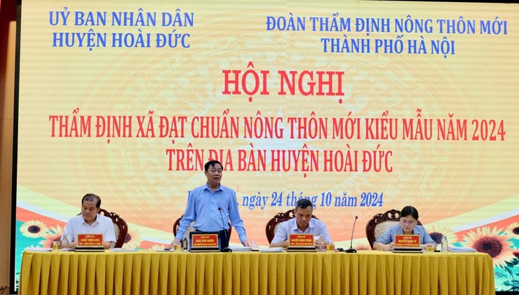 Huyện Hoài Đức đẩy mạnh xây dựng nông thôn mới kiểu mẫu và nâng cao, hướng tới phát triển đô thị
