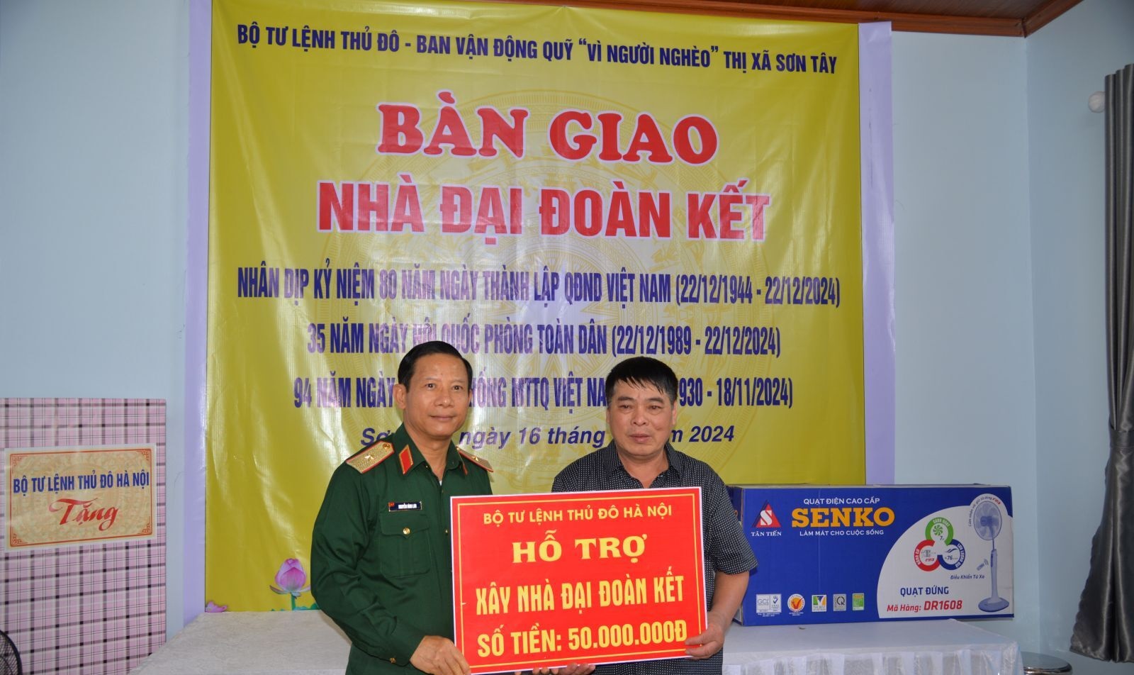 Ngôi nhà Đại đoàn kết khang trang mang hy vọng đến với gia đình khó khăn
