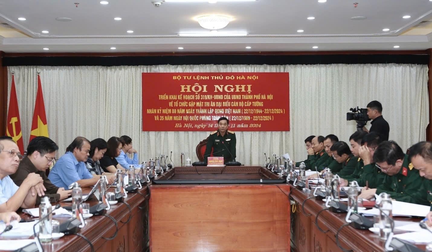 Hà Nội tổ chức gặp mặt tri ân cán bộ cấp tướng Quân đội nghỉ hưu