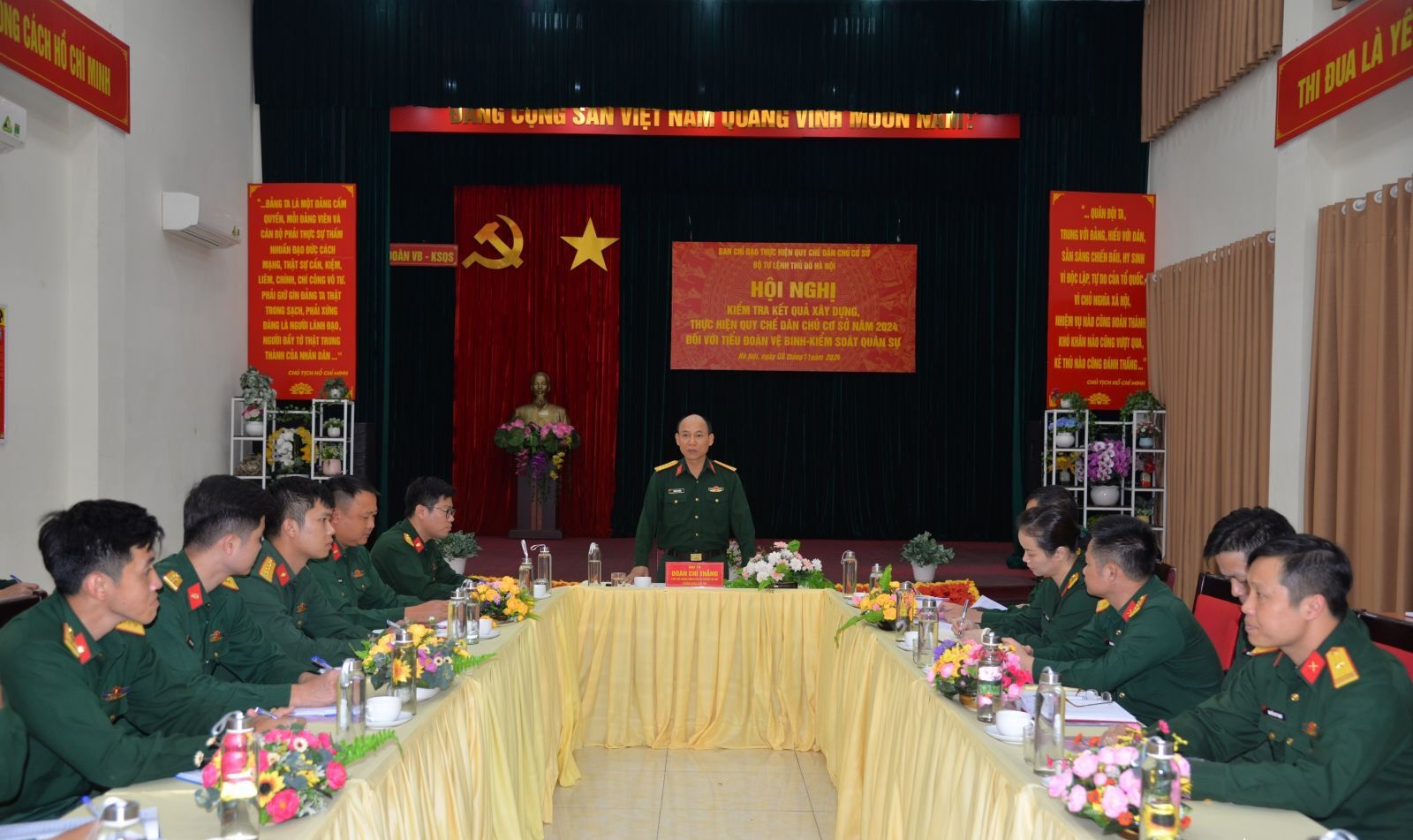 Đảng ủy Tiểu đoàn Vệ binh-Kiểm soát Quân sự: Phát huy dân chủ cơ sở, nâng cao hiệu quả thực hiện nhiệm vụ chính trị