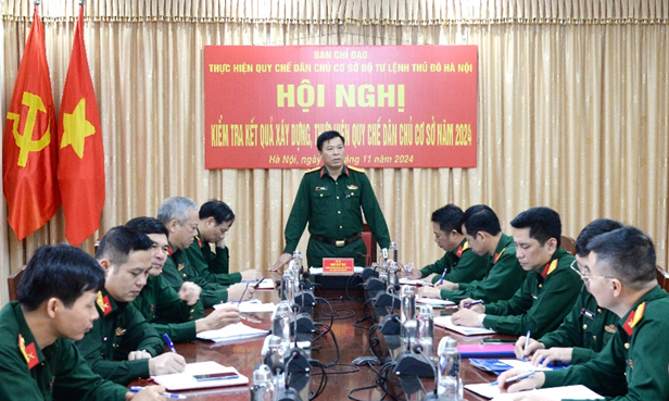 Ban CHQS huyện Phú Xuyên: Gương mẫu thực hiện Quy chế dân chủ ở cơ sở, nâng cao hiệu quả quản lý đơn vị
