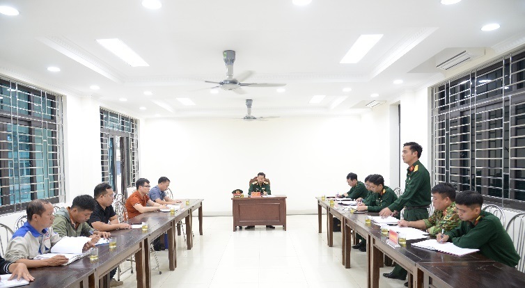 Đẩy nhanh tiến độ thi đảm bảo chất lượng công trình khu vực đóng quân mới của Tiểu đoàn 47