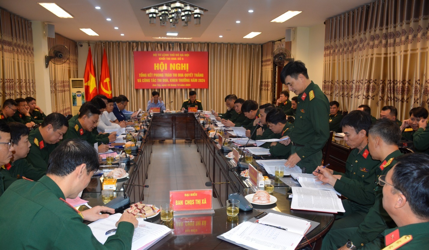 Khối thi đua số 5 Bộ Tư lệnh Thủ đô: Dấu ấn thành tích và định hướng phát triển năm 2025