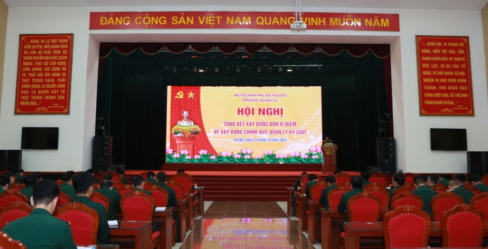 Trường Quân sự Bộ Tư lệnh Thủ đô Hà Nội: Phát huy sức mạnh tổng hợp trong xây dựng chính quy