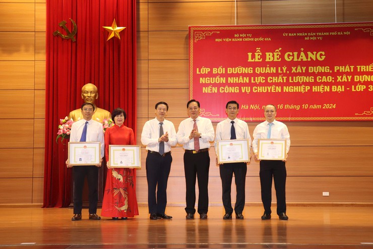 55 cán bộ lãnh đạo hoàn thành khóa bồi dưỡng kỹ năng quản lý, xây dựng và phát triển nguồn nhân lực chất lượng cao 